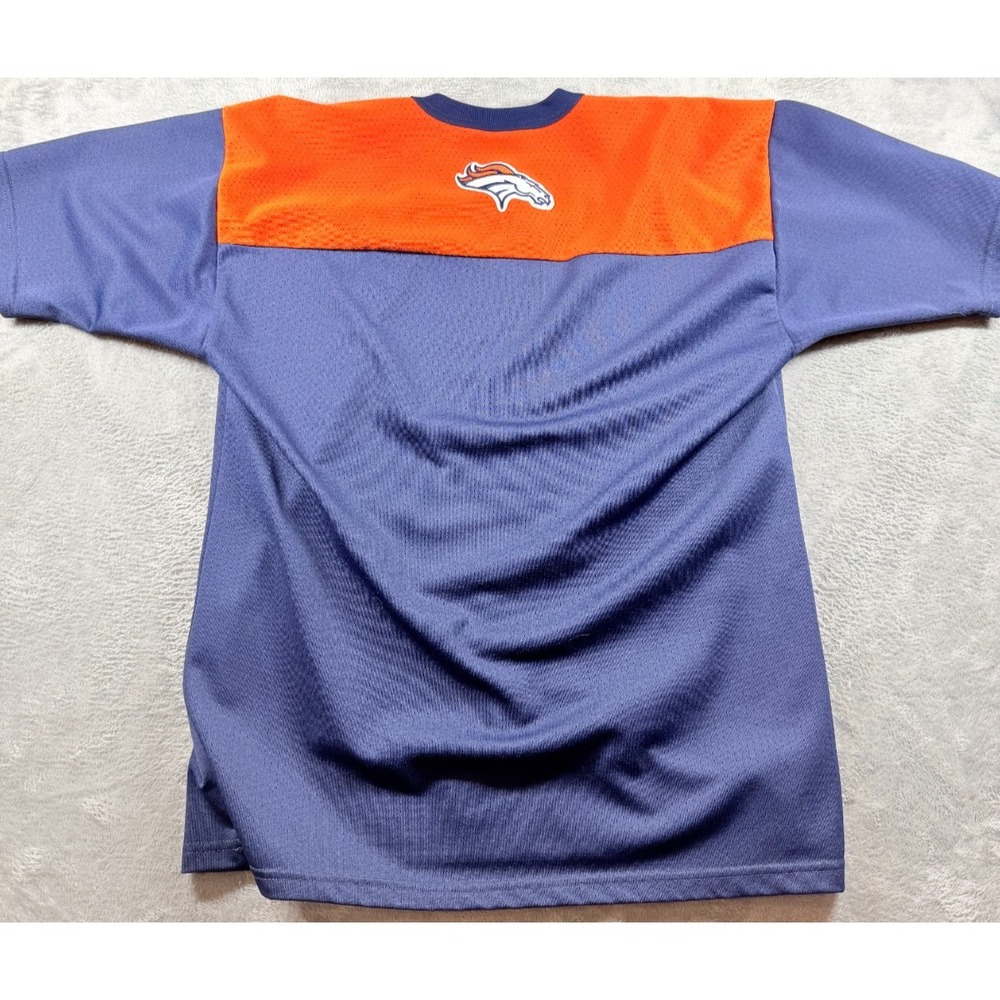 Vtg Denver Broncos Majestic Baseball Jersey Mens XL Big D Logo NFL - Picture 6 of 6